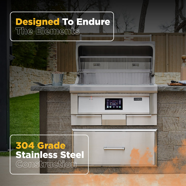 Coyote Grills 36 In Pellet Grill Insulated Jacket Wayfair